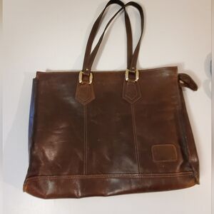 Vintage Leather Light Weight Work Bag